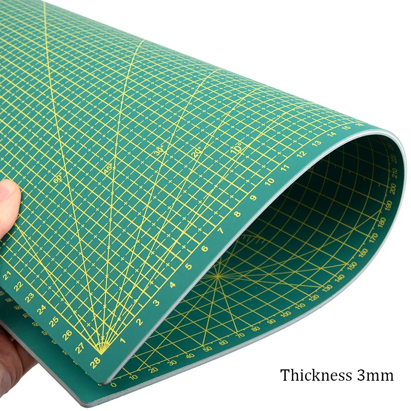 A3 коврик для резки самовосhealing вающаяся доска 30x45 см двусторонний для квилтинга швейных изделий резьба Искусство нож для резки коврик(зеленый/розовый