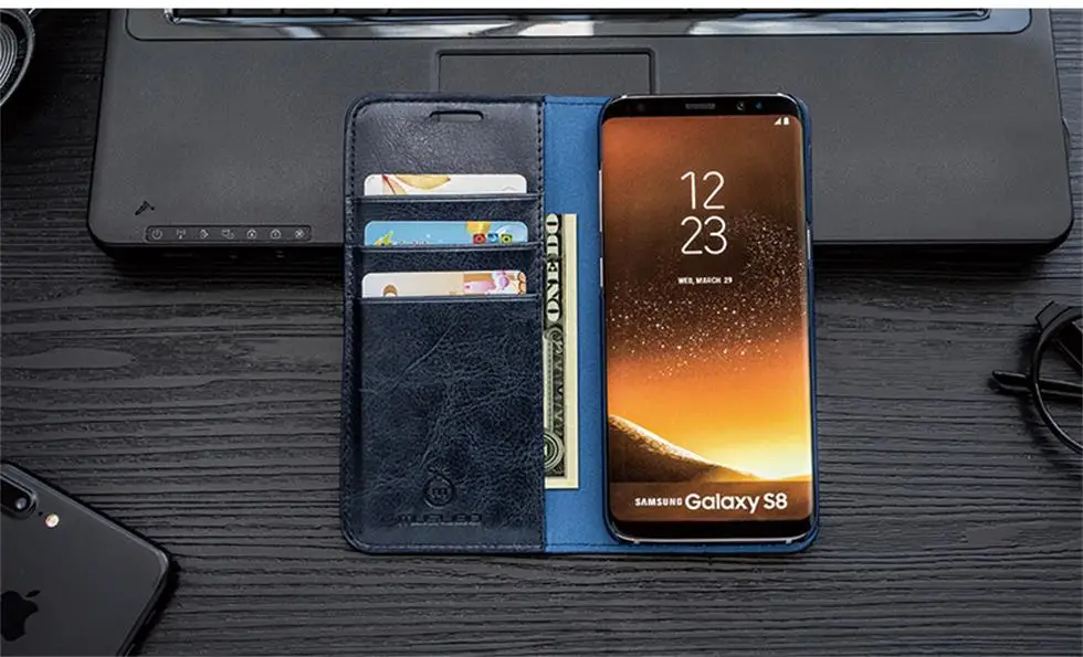 Musubo Роскошный чехол для телефона для Galaxy S8 S9 S10 Plus, кожаный флип-чехол для samsung Galaxy Note 8 9, чехол-кошелек s для S7, чехол