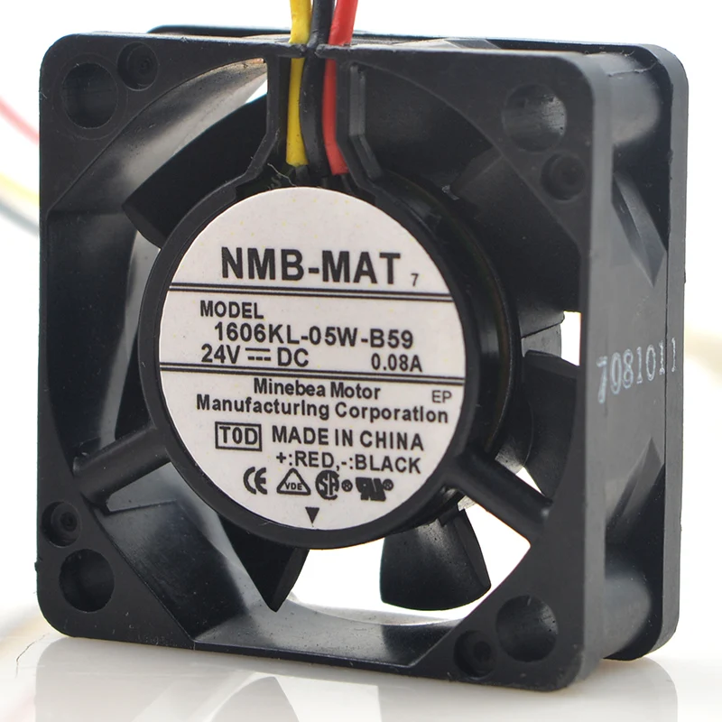 Original para Nmb Ventilador de Refrigeração 0.08a Fh6-1742 3 Fios 4015 1606kl-05w-b59 L02 24 v - Imagem 2