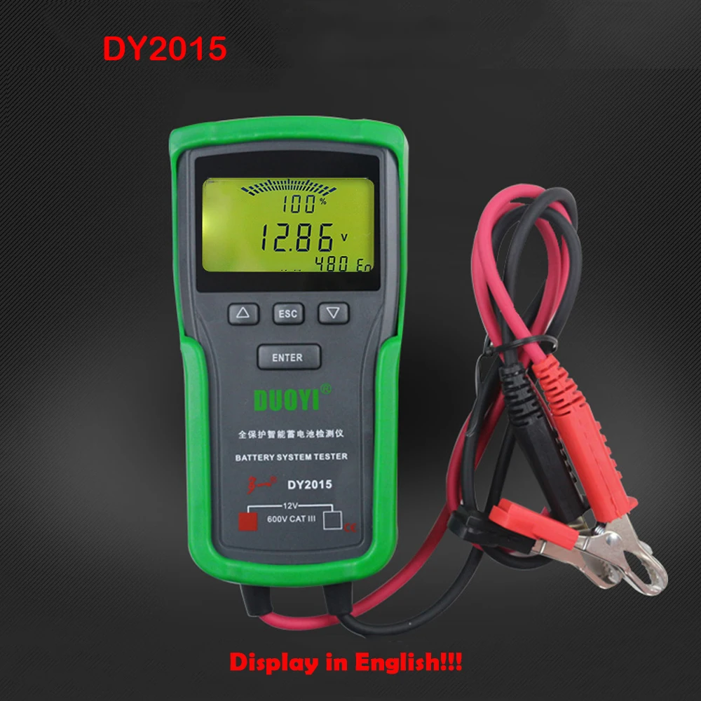 

DY2015 12V Car Battery Tester Battery Capacity Tester Battery System Tester Capacity Maximum Electronic load Battery Charge Test