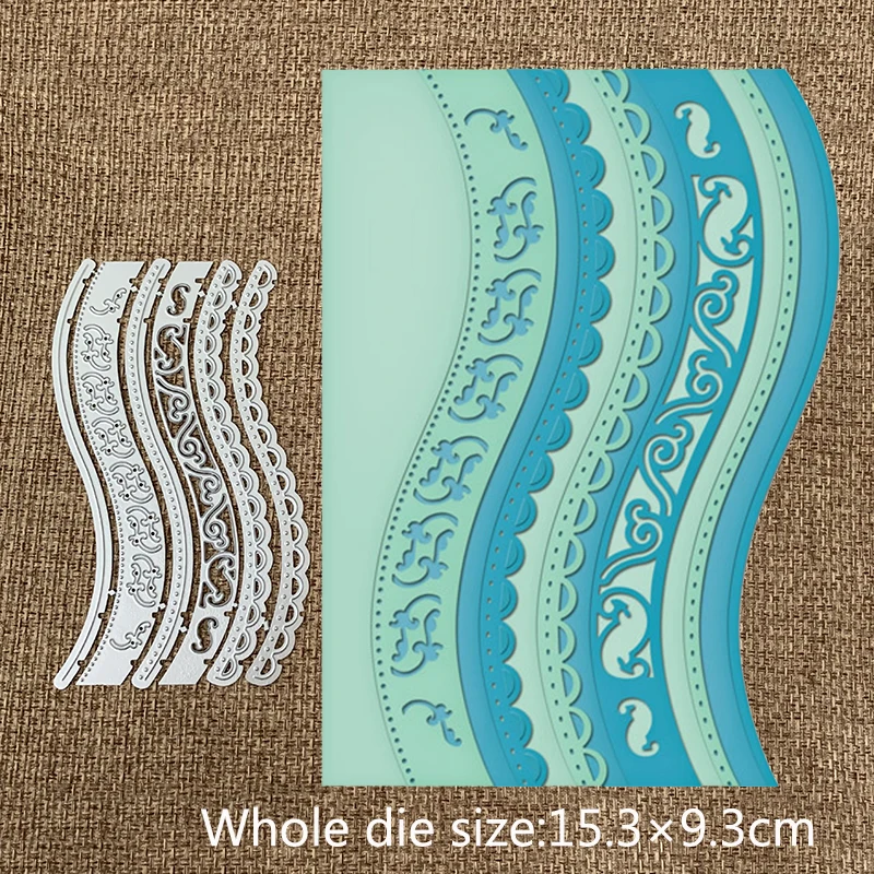DIY Vintage Borders Metal Cutting Dies Scrapbooking Album Embossing Paper Card N