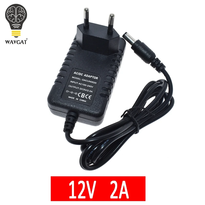 100-240V střídavého na stejnosměrný energie adaptér poskytnout nabíječka adaptér 5V 12V 1A 2A 3A 0.5A EU kolíček 5.5mm x 2.5mm stejnosměrný kolíček mikro USB pro arduino