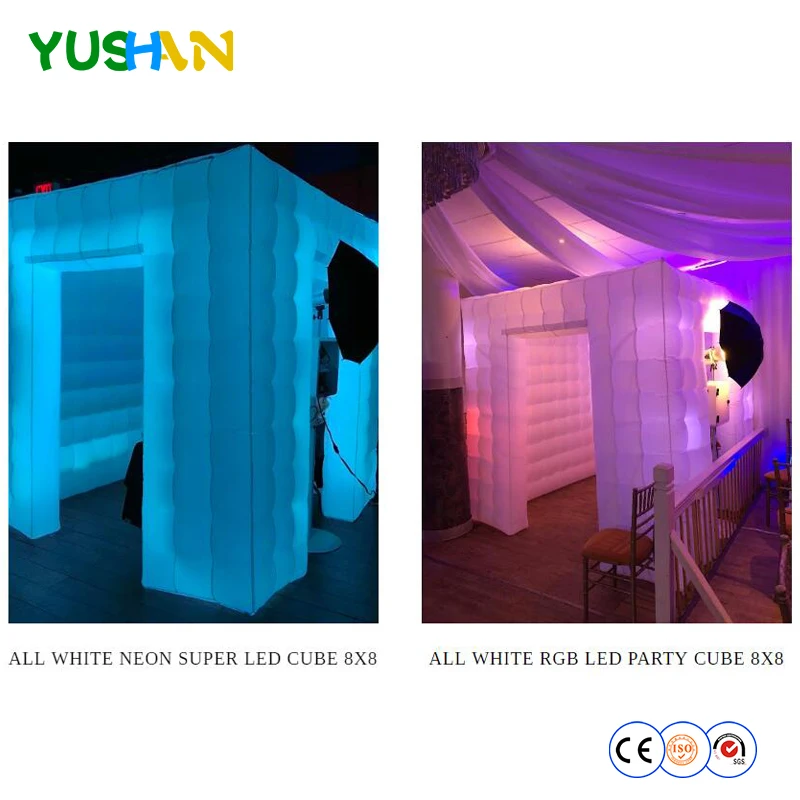  Popular Open Air foldable photo booth Cabinet LED photo booth backdrops wedding photo booth machine