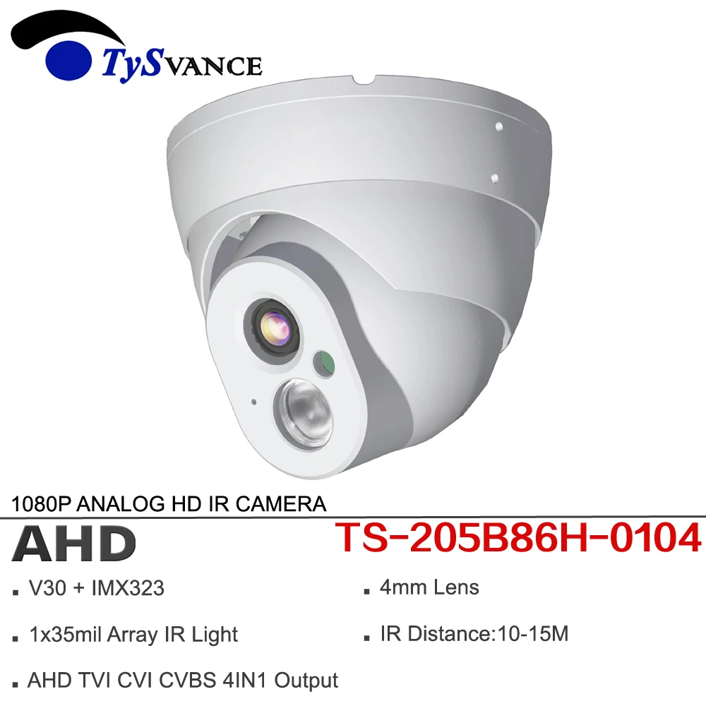 

new 4-in-1 AHD TVI CVI CVBS 1080P 2MP ANALOG Dome HD IR CCTV Camera Metal Monitor Security Surveillance Array infrared Indoor