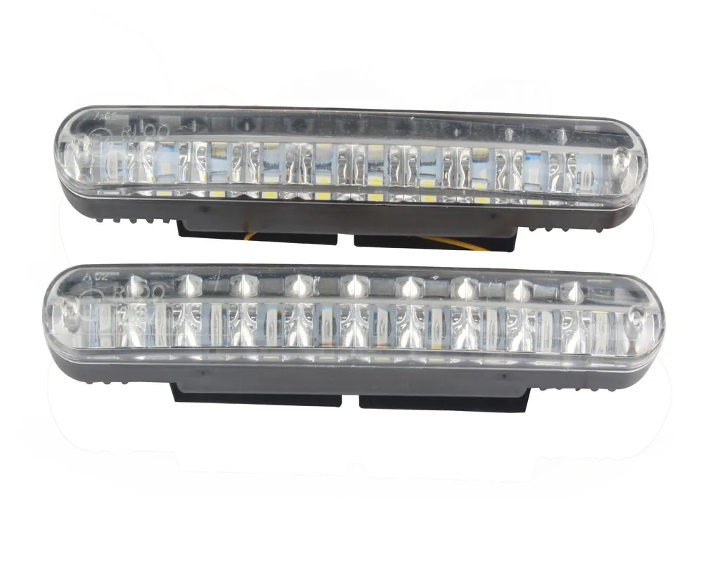 

HEHEMM 2 X 30 LED Car Daytime Running Light Daylight Lamp with Turn Signal Indicators Lamps 12V DC