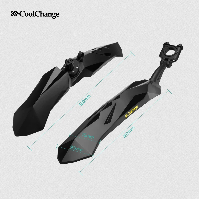 CoolChange 26 Велосипедное крыло для велосипеда MTB переднее заднее защитное покрытие