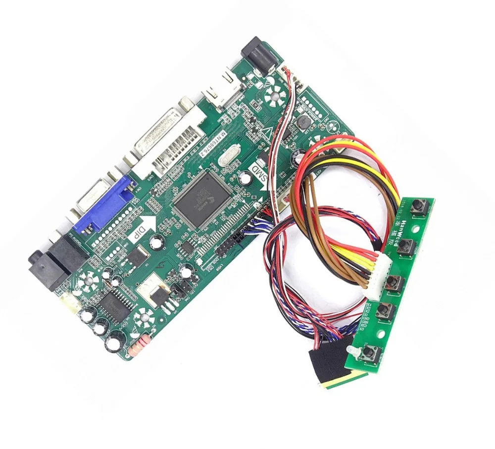 HDMI DVI VGA ЖК-светодиодный Aduio дисплей плата контроллера для 15," 40pin LP156WH2-TLQB/LTN156AT05 1366X768 панель экрана