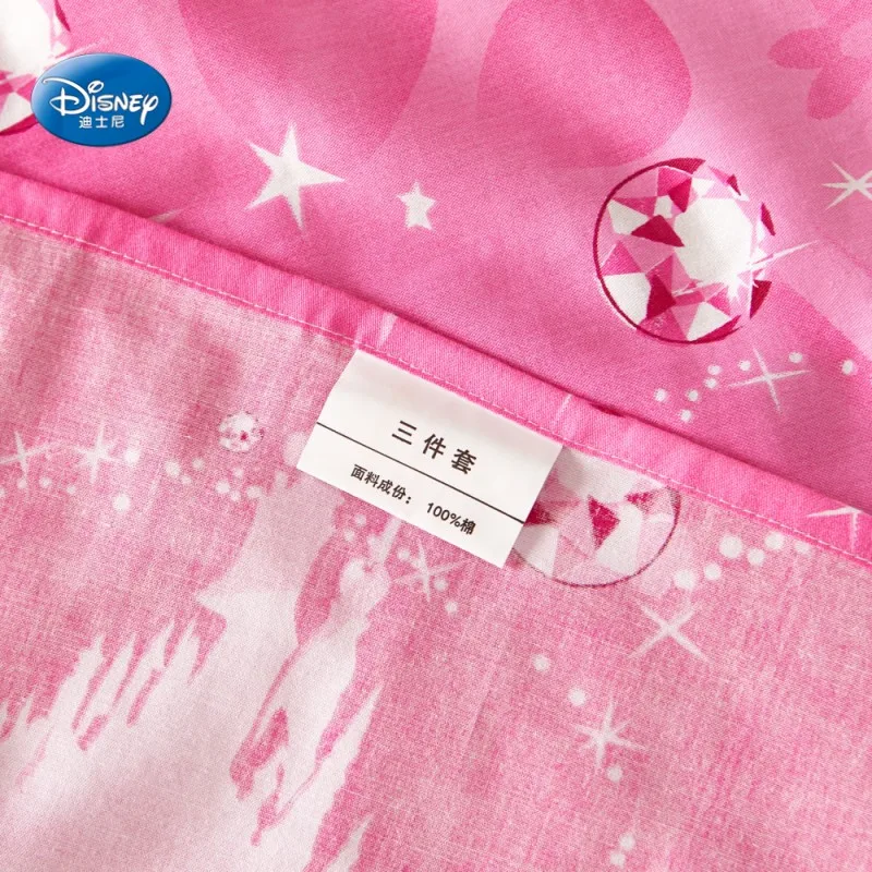 Disney мультфильм принцесса дети обувь для девочек розовый постельное белье набор пододеяльников пуховых одеял кровать простыни наволочки Твин х