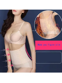 

Adjustable Corset Body Shaper Women Slimming Waist Trainer Hook&Loop Breathable Slimming Waist Cincher Burning Underbust