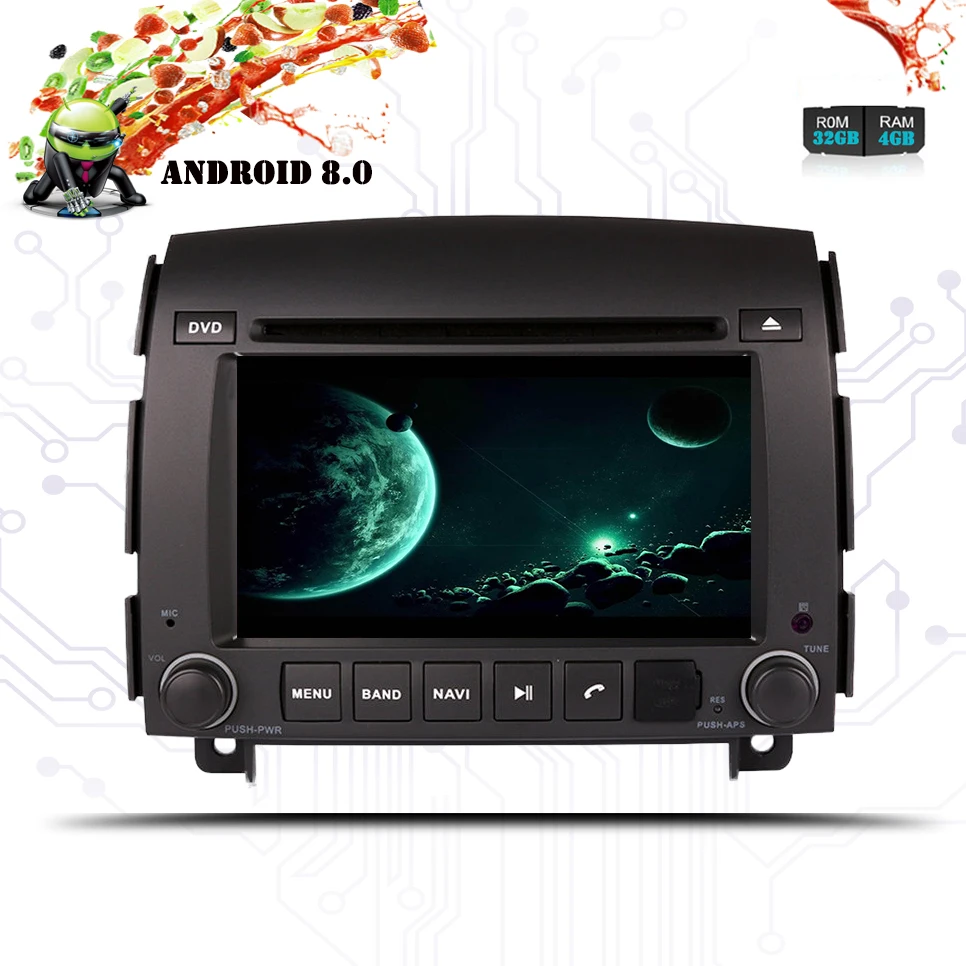 Perfect 6.2 inch 4+32GB Android 8.0 Car DVD Player for hyundai sonata 2006 2007 2008 Bluetooth GPS Navigation Radio tape recorder Stereo 3 Perfect 6.2 inch 4+32GB Android 8.0 Car DVD Player for hyundai sonata 2006 2007 2008 Bluetooth GPS Navigation Radio tape recorder Stereo 3
