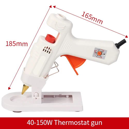220 В ЕС вилка Профессиональный высокотемпературный термоклеевой пистолет промышленный Электрический силиконовый пистолет DIY инструменты горячий клей пистолет для деревообработки - Цвет: 40-150W