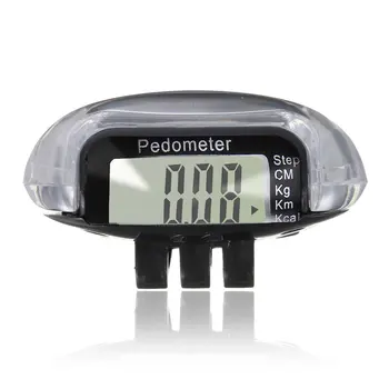 

LCD Digital Multi Pedometer Walking Step Distance Calorie Counter Run Fitness - Black