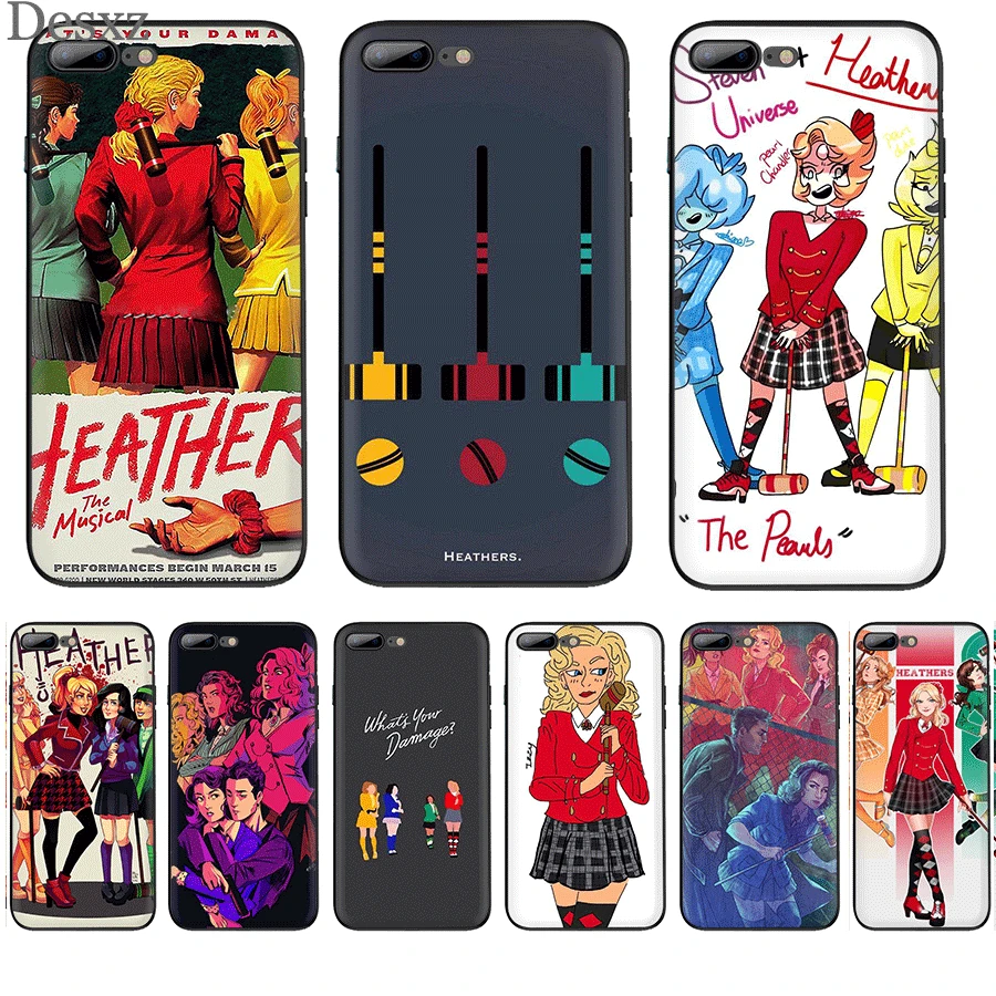 Чехол для телефона Desxz Heathers TPU iPhone 11 Pro X XS Max XR 6 6s 7 8 5S SE | Мобильные телефоны и