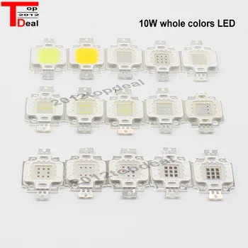 

High Power 10W COB led Warm White 4000K 10000K 20000K 30000K Royal Blue Green Cyan Red 660nm IR Acquarim/ Plant led chip