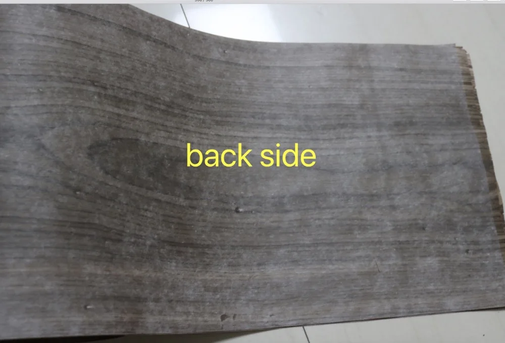 2Pieces L:2.5Meters Width:30CM  Thickness:0.25mm  Vintage American Style Black Walnut Veneer Sound Skin Wood Veneer
