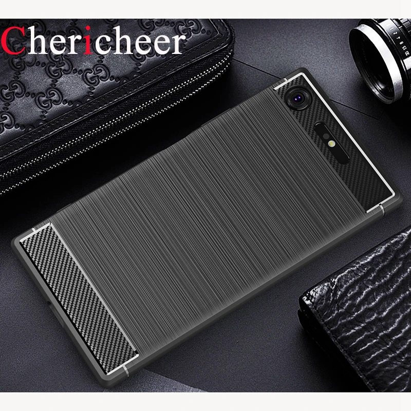

For Sony Xperia XZ1 Case For Sony XZ1 Case Cover Luxury Carbon Fiber Soft Silicone Back Cover Case For Sony Xperia XZ1 Case 5.2"