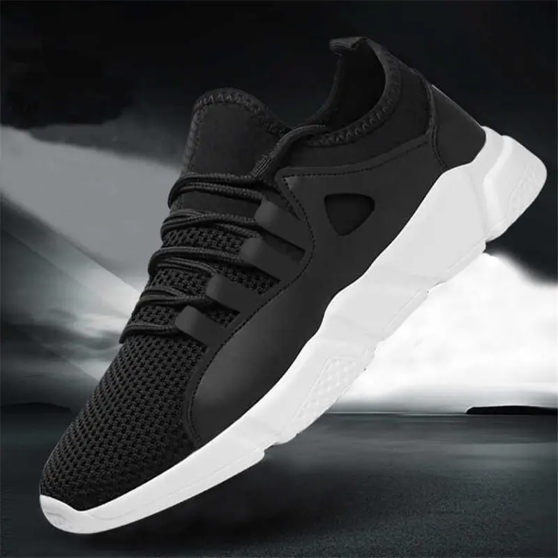 Cheap Breathable Black Men Sneakers Male Shoes Adult High Quality Comfortable Non slip Soft Mesh Men Shoes 2019 Summer New