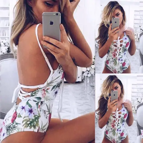 

2018 New Fashion Hot Popular Women Costume Padded Swimsuit Monokini Swimwear Bikini Push Up Bra