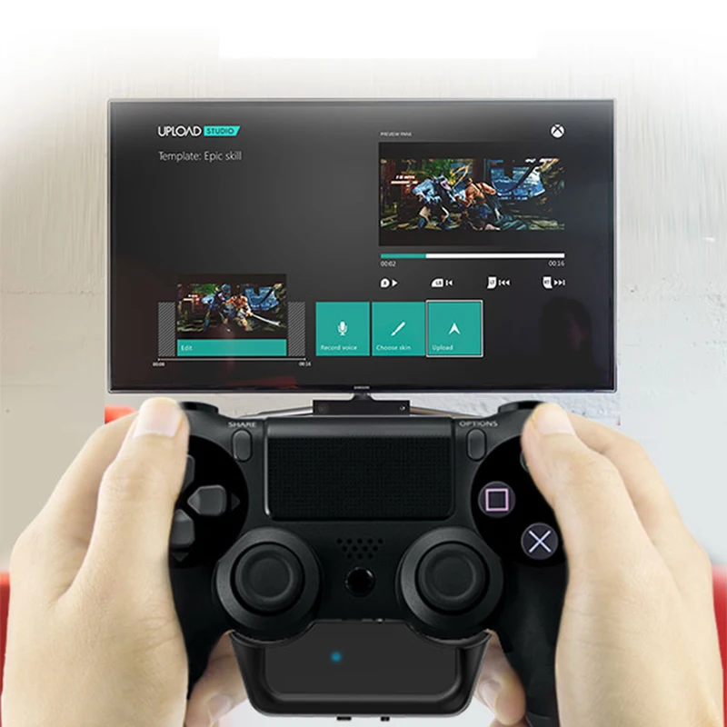 Мини Беспроводной Bluetooth аудио адаптер Bluetooth передатчик 5G 3,5 мм Jack для PS4 игровой джойстик конвертер для Bluetooth наушники