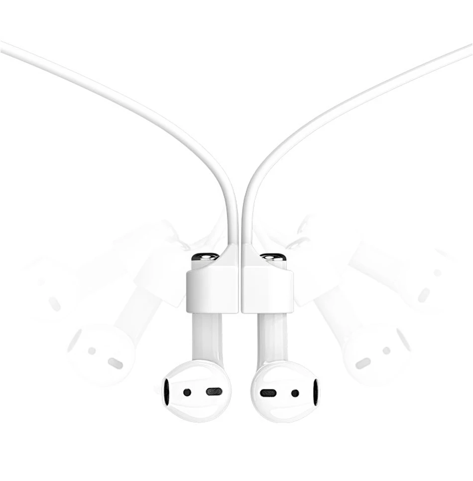 IHaitun магнитный ремешок для Airpods анти потеря ремни наушники веревка для Bluetooth TWS беспроводной держатель силиконового кабеля чехол