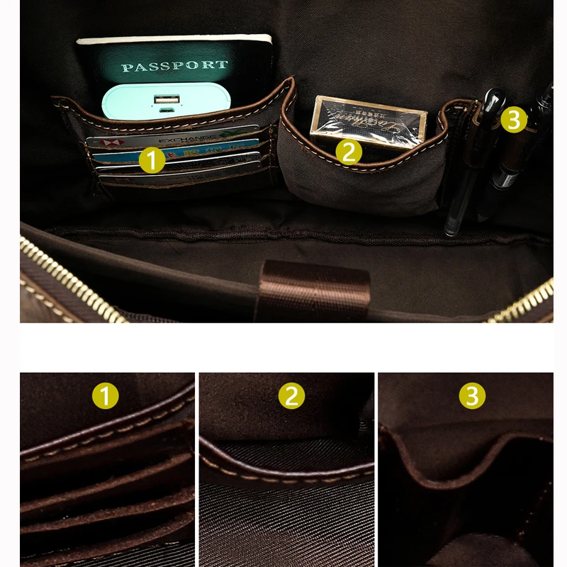 MVA Briefcase Men's Genuine Leather Bag for Men Computer portfolio for documents Business Briefcases leather laptop bag 14inch MVA Briefcase Men's Genuine Leather Bag for Men Computer portfolio for documents Business Briefcases leather laptop bag 14inch