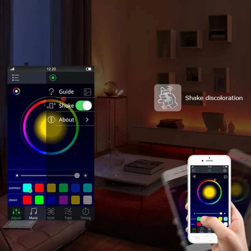Rgb-светодиод с Bluetooth регулятор линейного светильника DC5-24V Беспроводное управление для светодиодный полосы точечная лампа для Android IOS Mobil