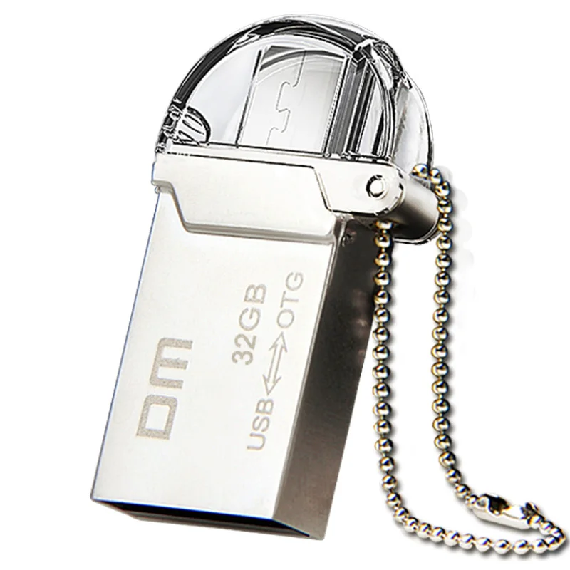 Free shipping DM PD008 32GB USB2 0 with double connector used for OTG font b smart