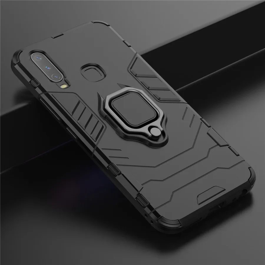 Кольцо Броня для Vivo X23 X27 V11 V15 Pro Y15 Y17 Y91 Y95 Y97 iQOO V11i противоударный Гибридный