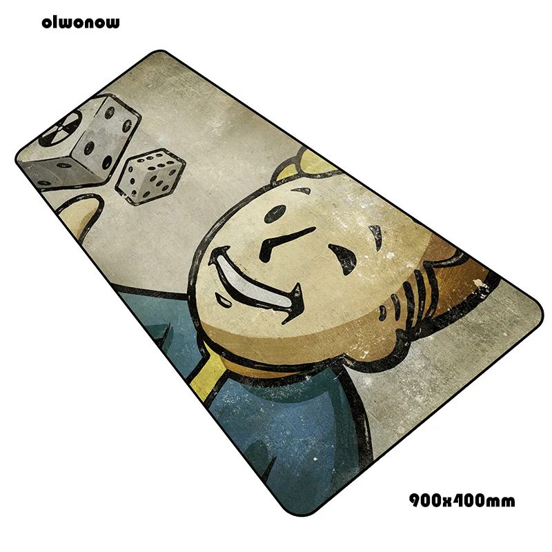 Fallout padmouse 900x400x3 мм игровой коврик для мыши Индивидуальный Коврик для мыши геймера компьютерный стол подарок для мальчика коврик notbook mousemat pc