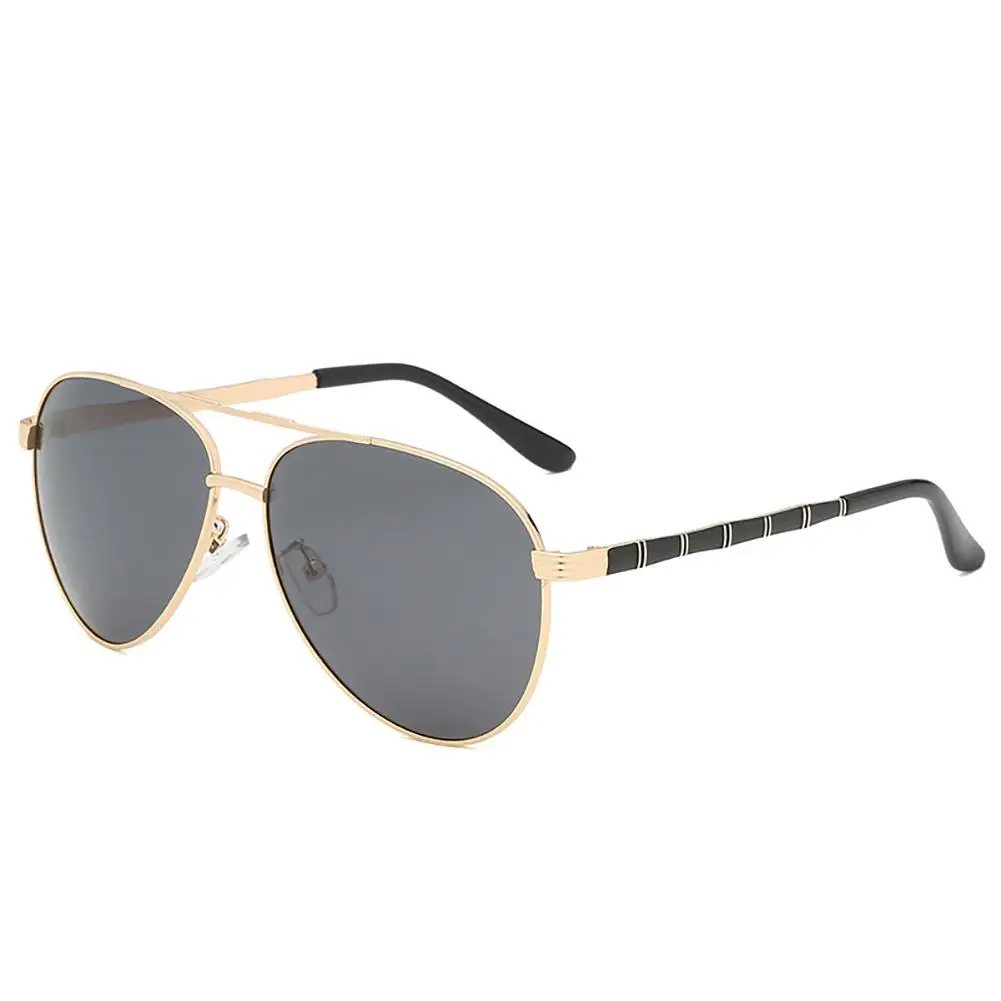 HobbyLane Men Metal Frame Fashion Polarizing Sunglasses Outdoor Biking Driving Glasses