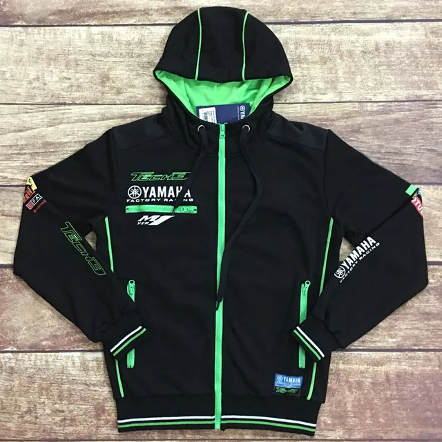 

mens motorcycle hoodie racing moto riding hoody clothing jacket men jackets cross Zip jersey sweatshirts coat for YAMAHA
