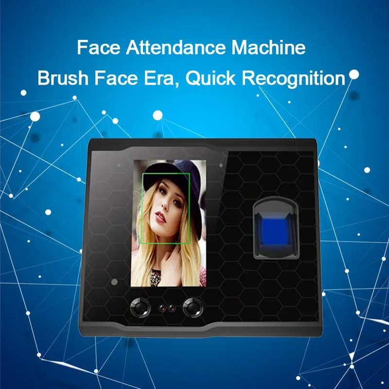 

Biometric Face Facial Fingerprint Time Attendance System TCP/IP Fingerprint USB Access Control System Clock Employees Device