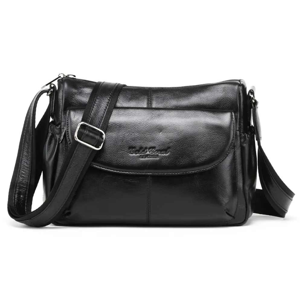 Сумка на плечо женская из натуральной кожи кораллового цвета 2018|messenger bags for