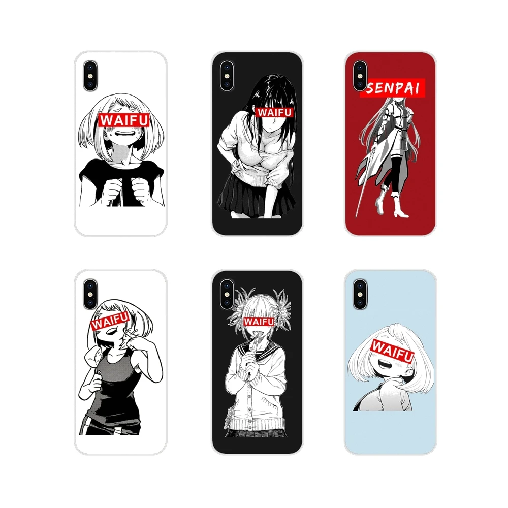 Sugoi Senpai Anime waifu Accessories Phone Cases Covers For Huawei P Smart Mate Honor 7A 7C 8C 8X 9 P10 P20 Lite Pro Plus | Мобильные