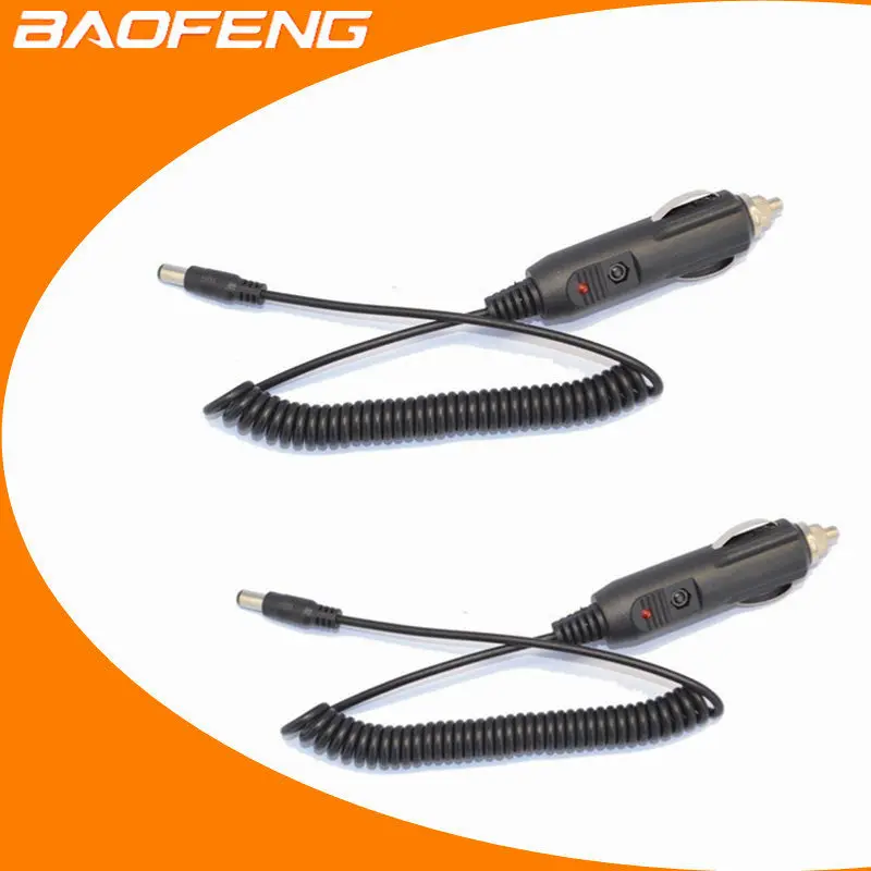 4Pcs battery Cable Line Baofeng Uv-5r Car Charge For UV-82 UV-5RE Plus Uvb2 TG-UV2 charger Walkie Talkie Accessories | Мобильные