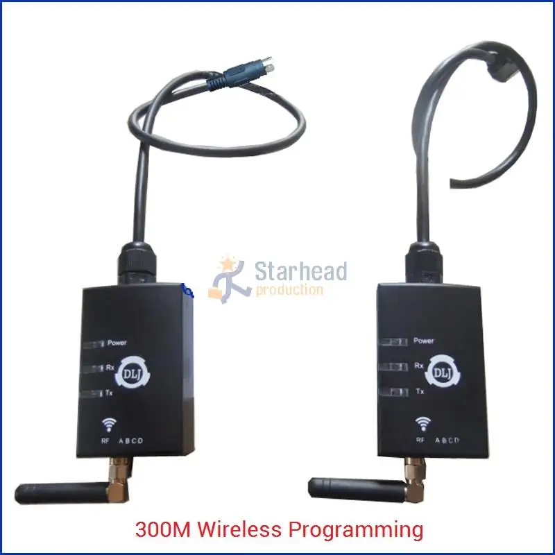 1 Pair Wireless 300M 50mW USB Adapter for Mitsubishi FX PLC, Remote Programming, Replace USB-SC09-FX Cable
