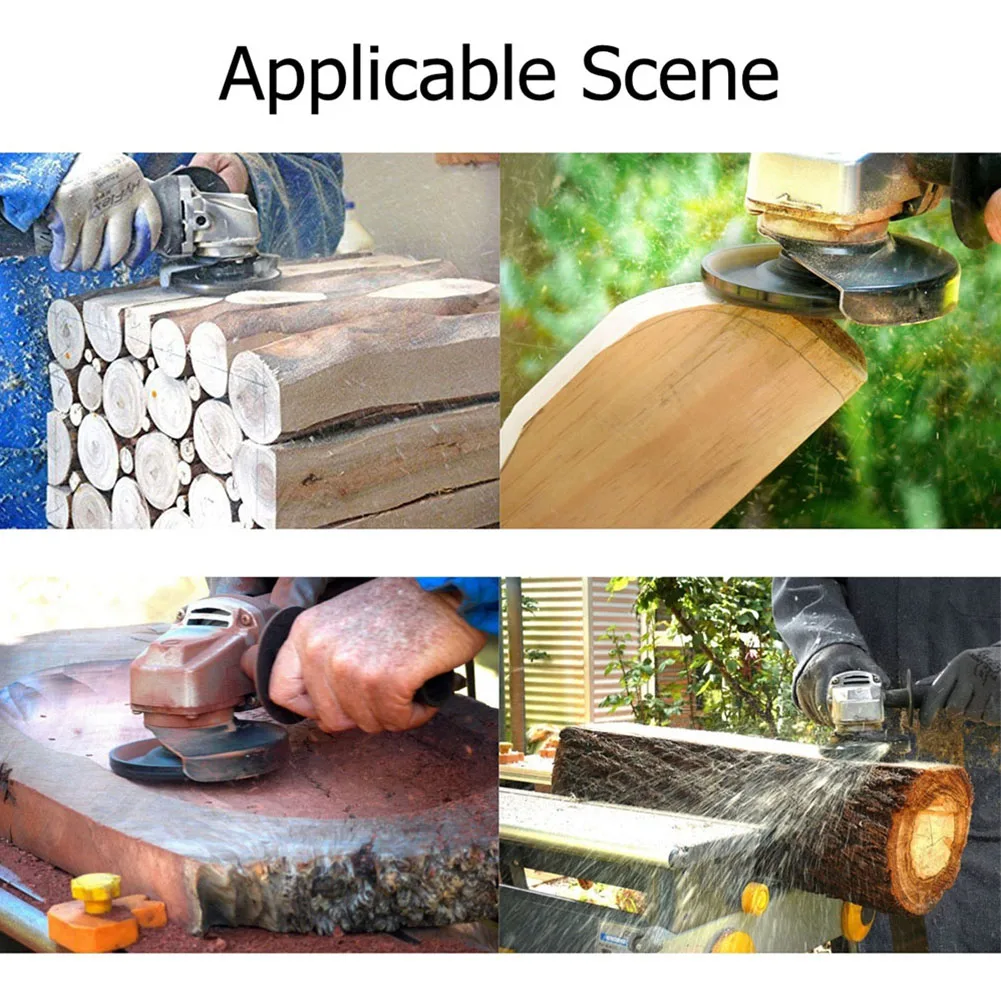 

90mm Arc/Flat Teeth Plane Wood Carving Disc Tool Milling Cutter for 16mm Aperture Angle QJ888