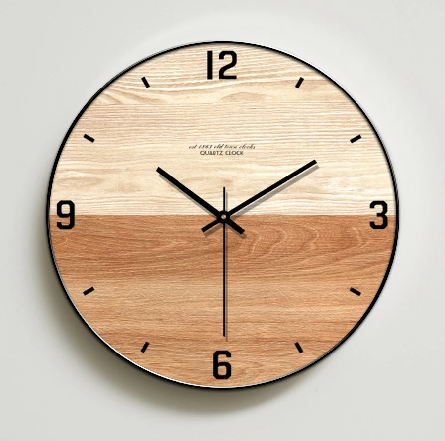 Relógio de parede simples design moderno relógios