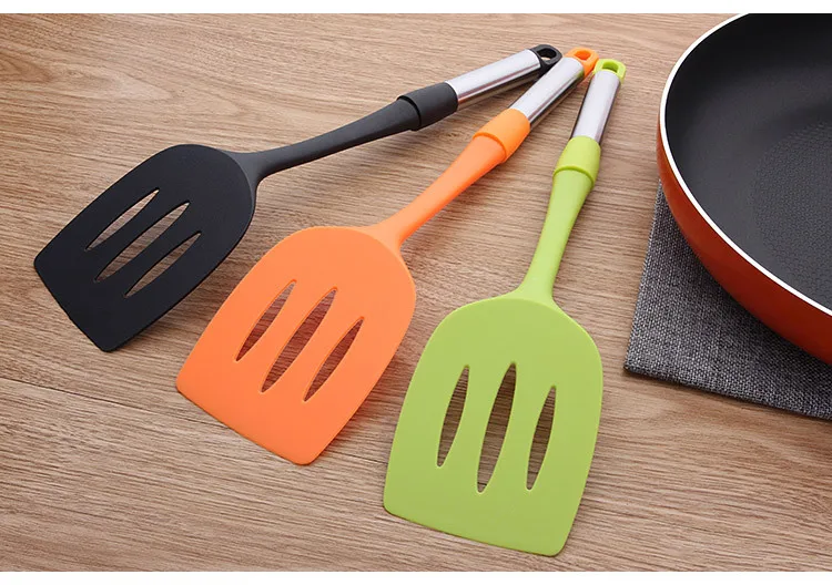 1 шт. кухонная утварь антипригарная кулинарная лопатка нейлон термостойкая