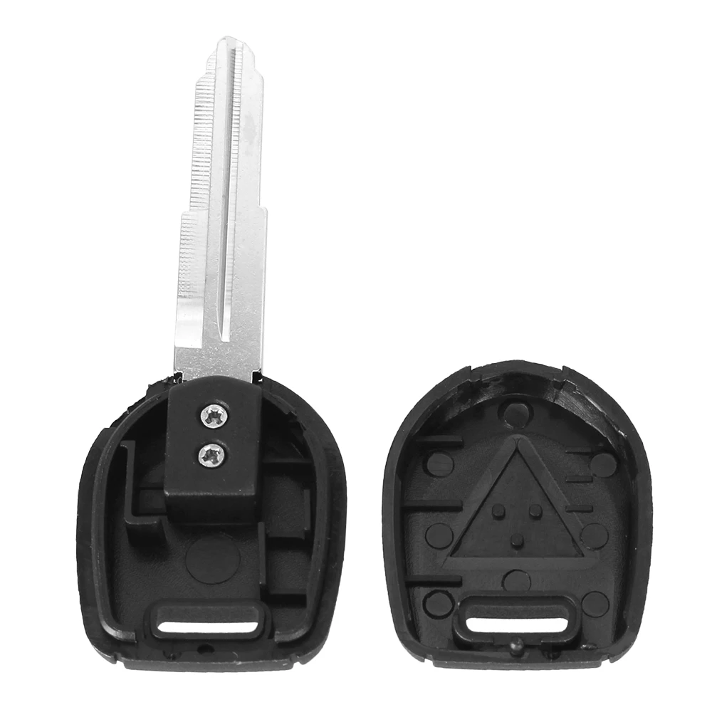 Dandkey замена ключа автомобиля оболочки транспондер брелок подходит для Mitsubishi чип ключ пустой левый клинок