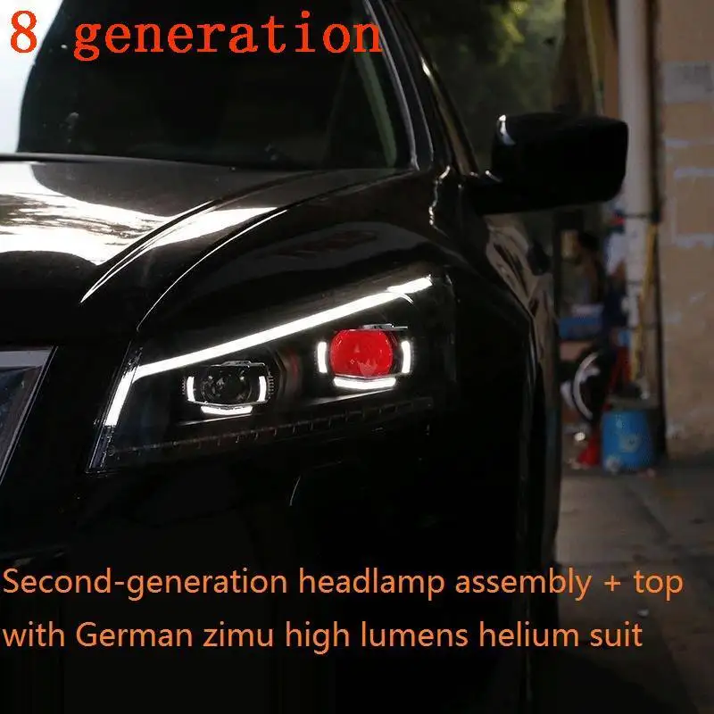 Automovil Assessoires Luces Para авто автомобили дневные ходовые светодиодные передние противотуманные фары автомобильные фары в сборе для Honda Accord