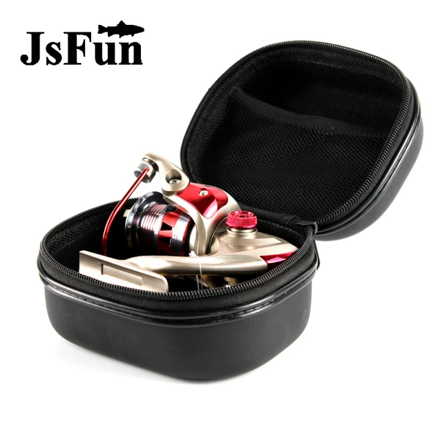 PU Material Fish Reel Bag Spinning Reel Case Protective Hard Shell  Shockproof Waterproof Cover Storage Case