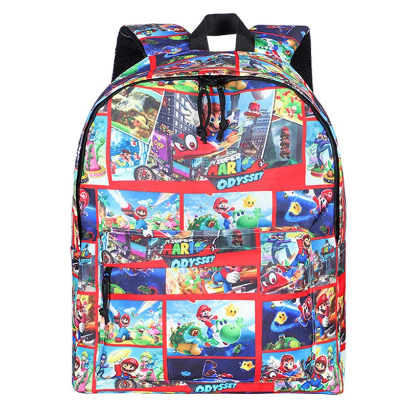 

Cartoon Super Mario Backpack Book Bag Kids Boys Girls Rucksack Student School Bag Travel Backpack