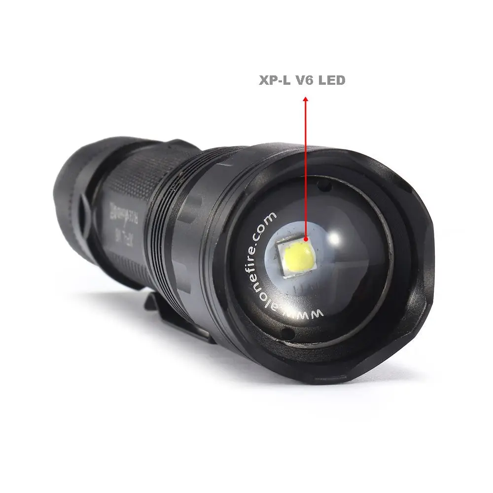 Фонарик Alonefire TK105 CREE XP L V60 светодиодный алюминиевый фонарик высокой мощности с