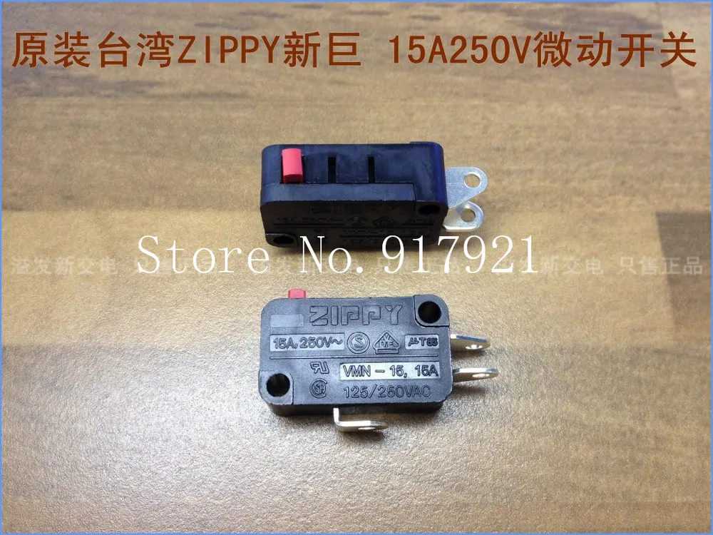 

[ZOB] The original Taiwan ZIPPY VMN-15 15A 15A 250V imported micro switch limit travel switch --50pcs/lot
