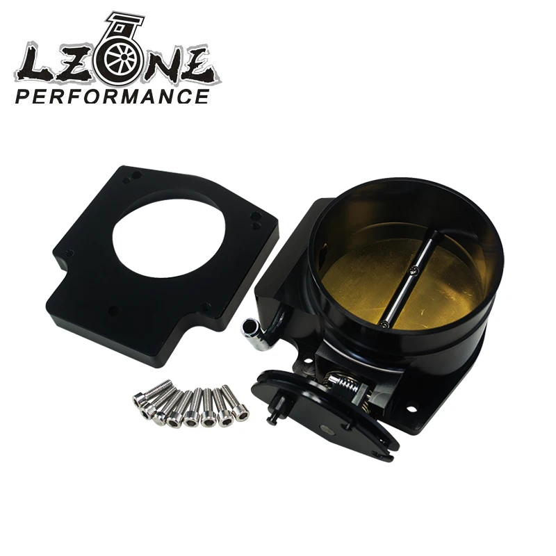 

LZONE - 102mm Throttle Body +Manifold Adapter Plate for LS LS2 LS3 LS6 LS7 LSX BLACK JR6938+TBS51