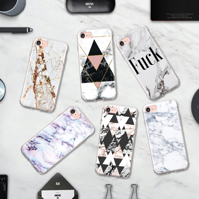 

Fashion Beautiful Marble Pattern TPU Phone Case for Iphone4 4s 5 5s 5c 6 6s 6p 6sp 7 7p Silicone Case Back Cover Soft Cases