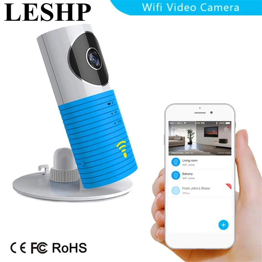 

720P HD Clever Dog Wifi Home Security IP Camera Baby Monitor Intercom Smart Phone Audio Night Vision cam de seguridad