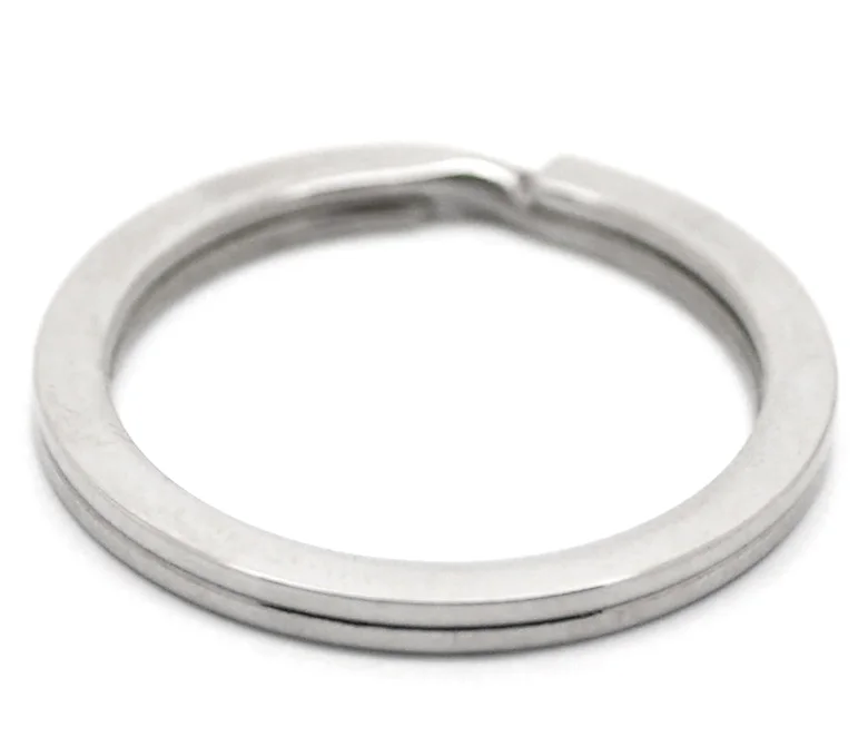 

LASPERAL 5PCs Silver Tone Stainless Steel Keyring Split Rings Key Rings Key Holder 28mm(1-1/8)