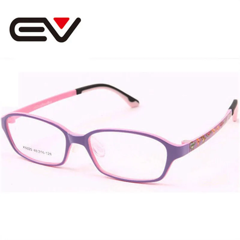 

Kids Slim Lightweight Super-tough Optical Glasses Boys TR90 Myoptia Glasses Frame Girls Cartoon Cute Eyewear EV0316